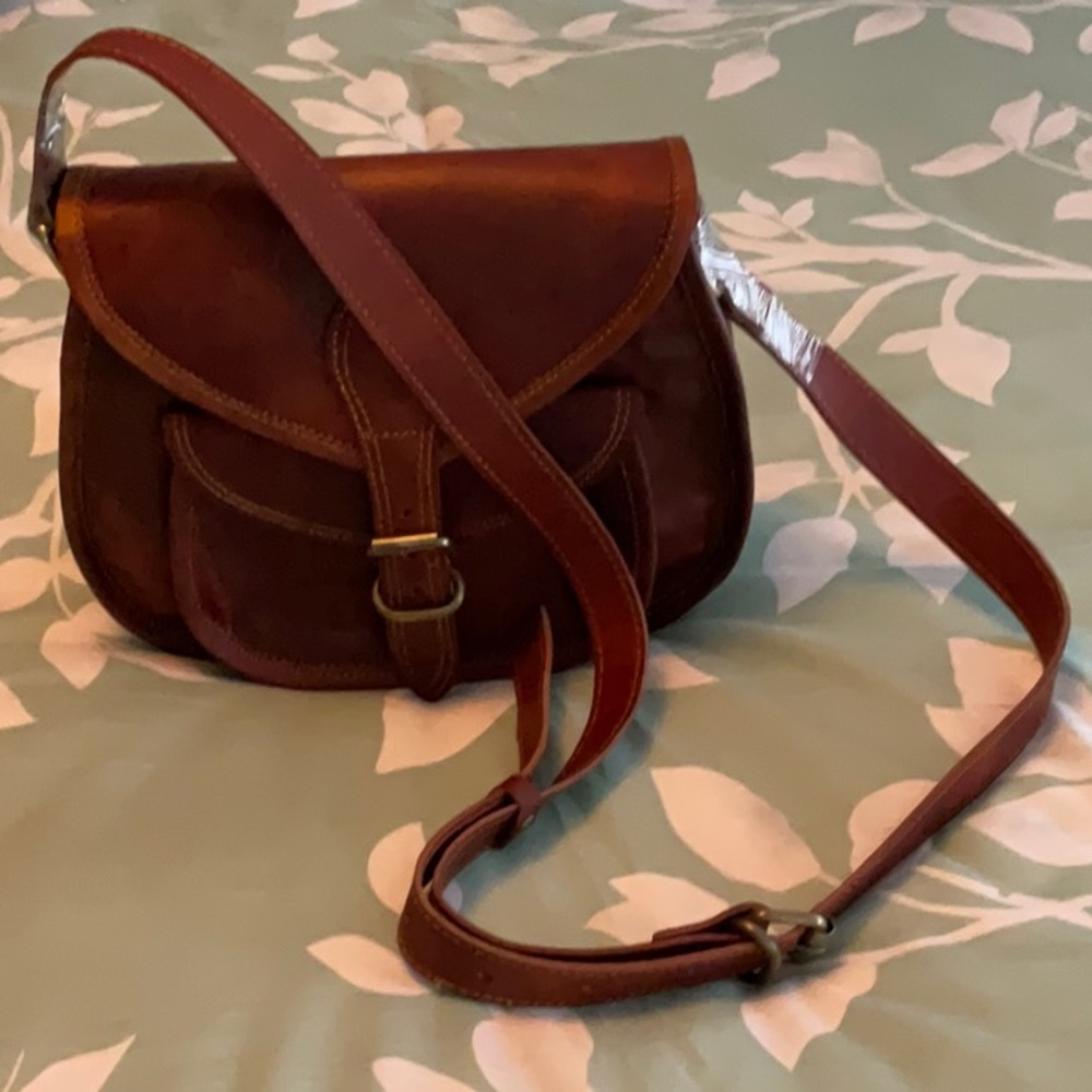 NWOT leather crossbody bag